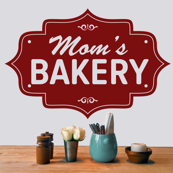 SweetumsWallDecals Mom's Bakery Wall Decal | Wayfair